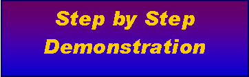 Text Box: Step by Step Demonstration